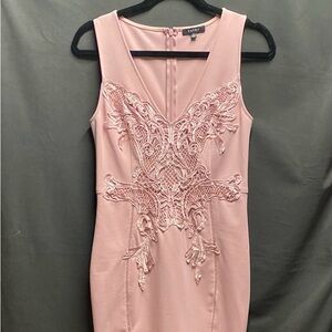 Bodycon Rose pink Dress by Entry